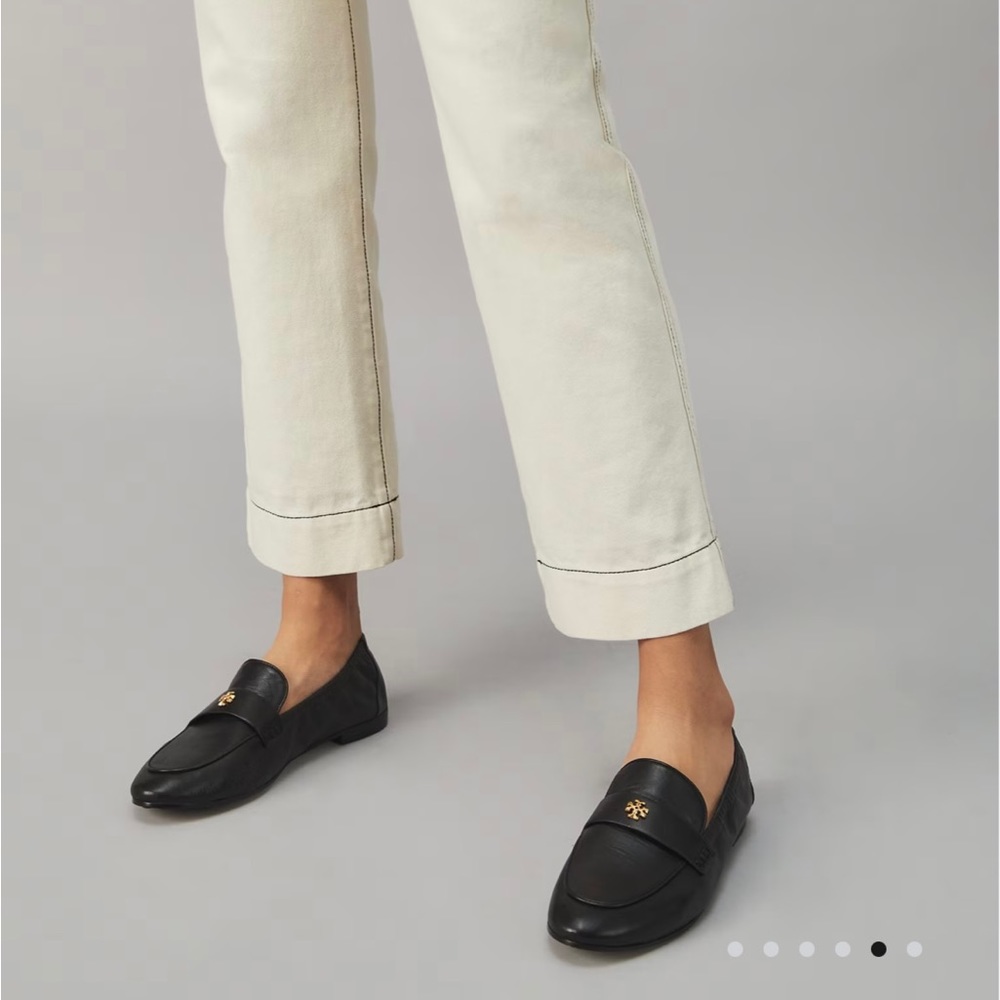 Tory Burch Black Ballet Loafers